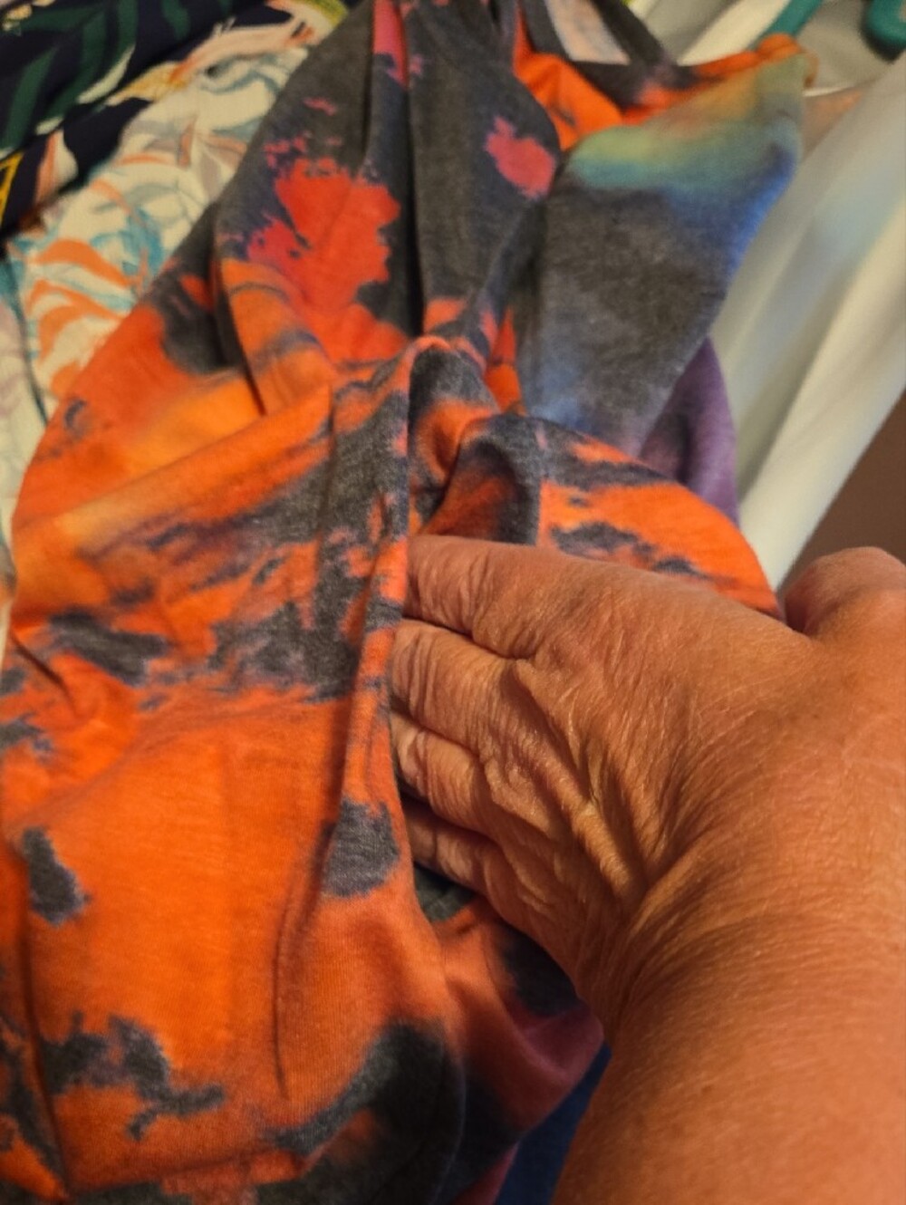 Tie-Dye Maxi Dresses - Multicolor - Picture 4 of 6
